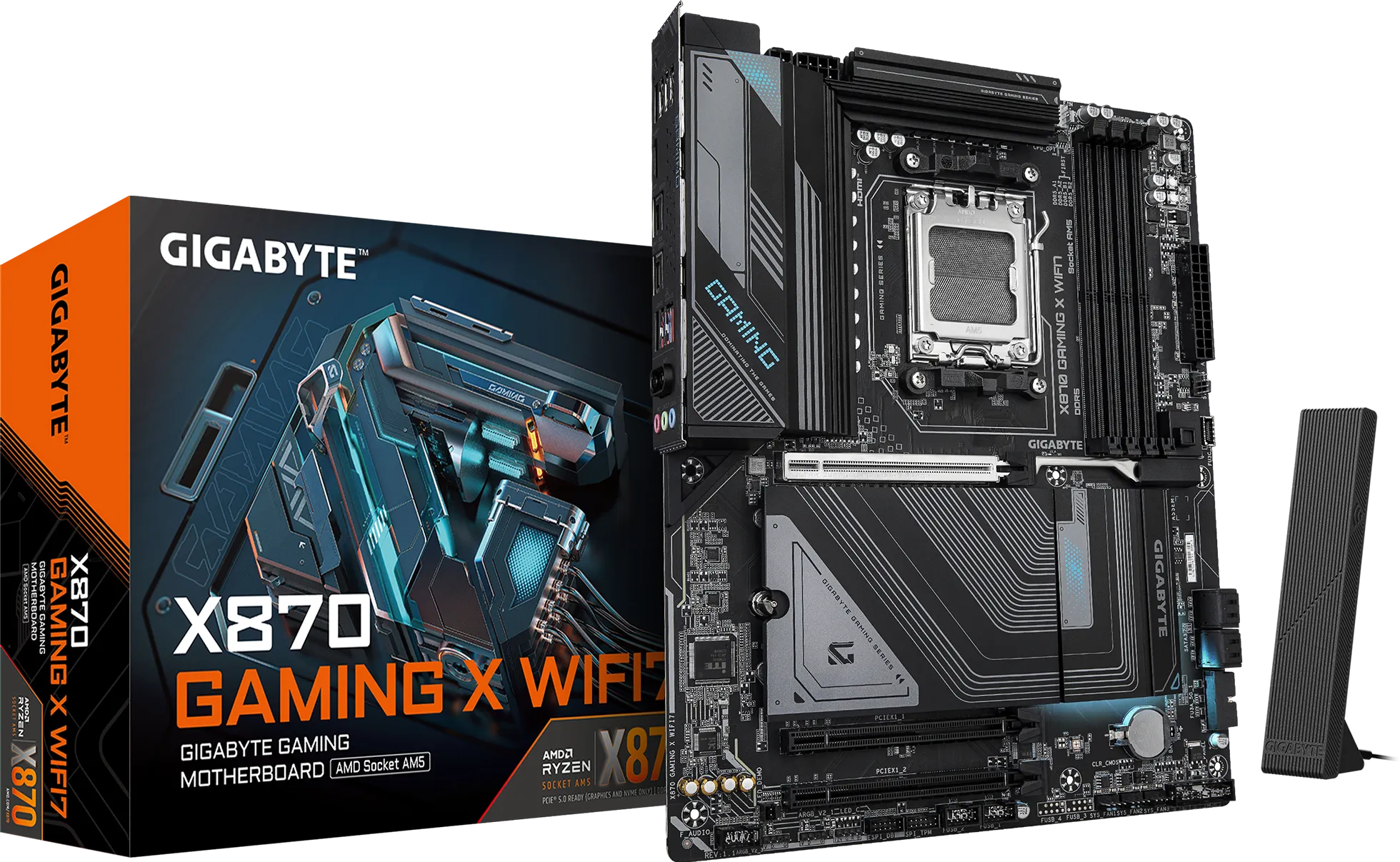 GIGABYTE X870 GAMING X WIFI7 - Supports AMD Ryzen Motherboard