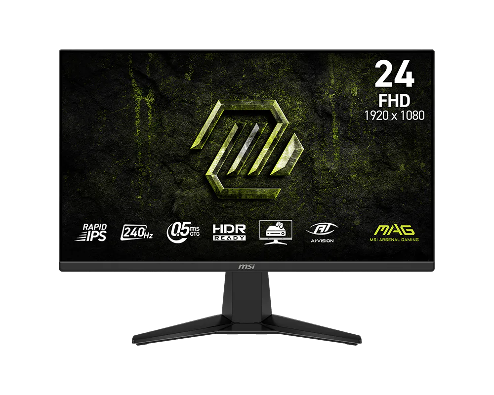 MSI MAG 245F X24 240HZ FHD 0.5ms (GtG, Min.) HDR GAMING MONITOR MSI MAG 245F X24 240HZ FHD 0.5ms (GtG, Min.) HDR GAMING MONITOR