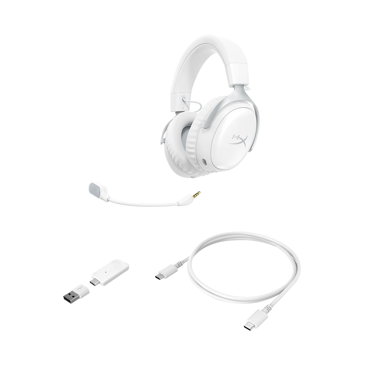HyperX Cloud III S Wireless Gaming Headset - White