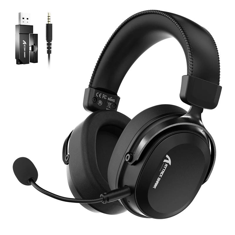 Attack Shark L30Pro Wireless Gaming Headset - Black