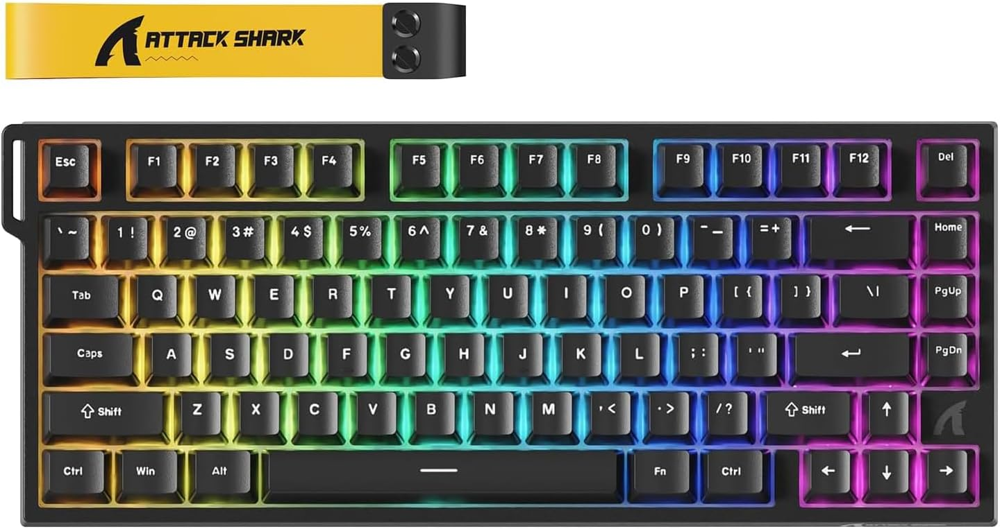 ATTACK SHARK R82 HE WIRD MAGNITC SWITCH KEYBORAD BLACK
