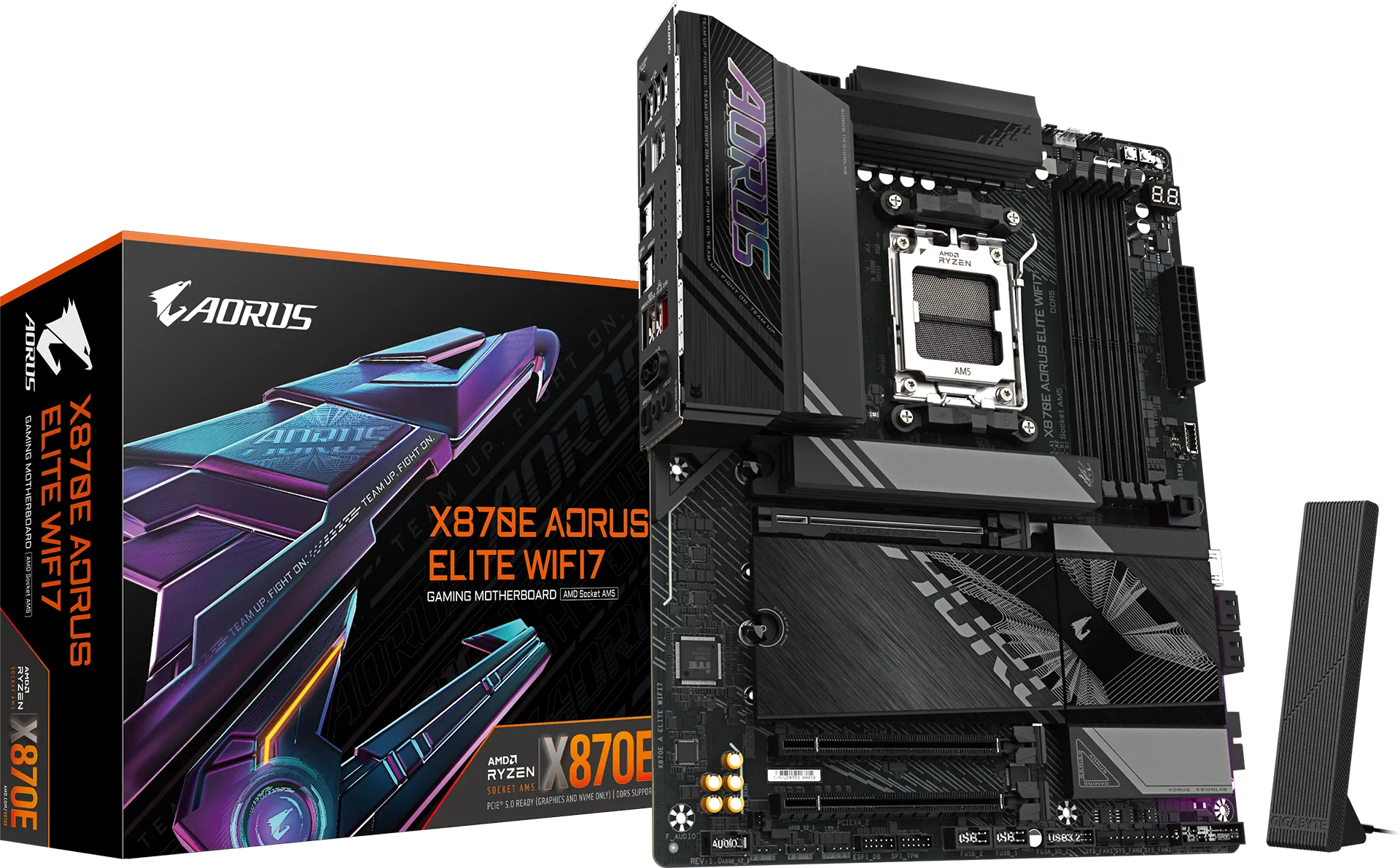 GIGABYTE X870E AORUS ELITE WIFI7 AMD ATX MOTHERBOARD