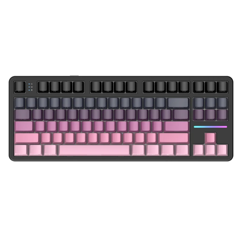 ATTACK SHARK X87 RGB Linear Strawberry Switch Wireless Star - BLACK BERRY