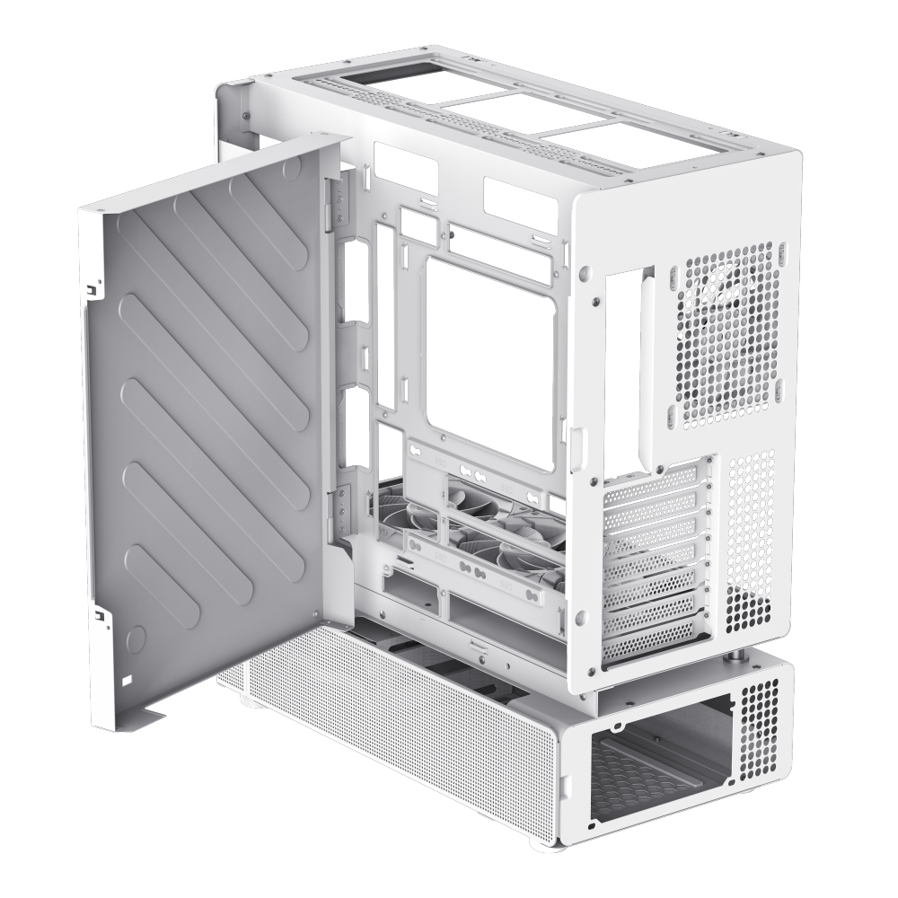 GAMEMAX N90 WH GAMING CASE WHITE