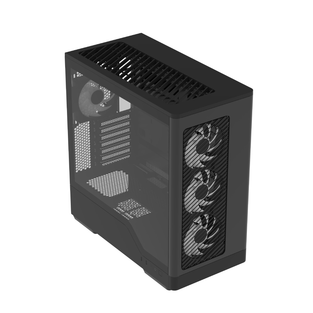 AEROCOOL D520A GAMING CASE - BLACK