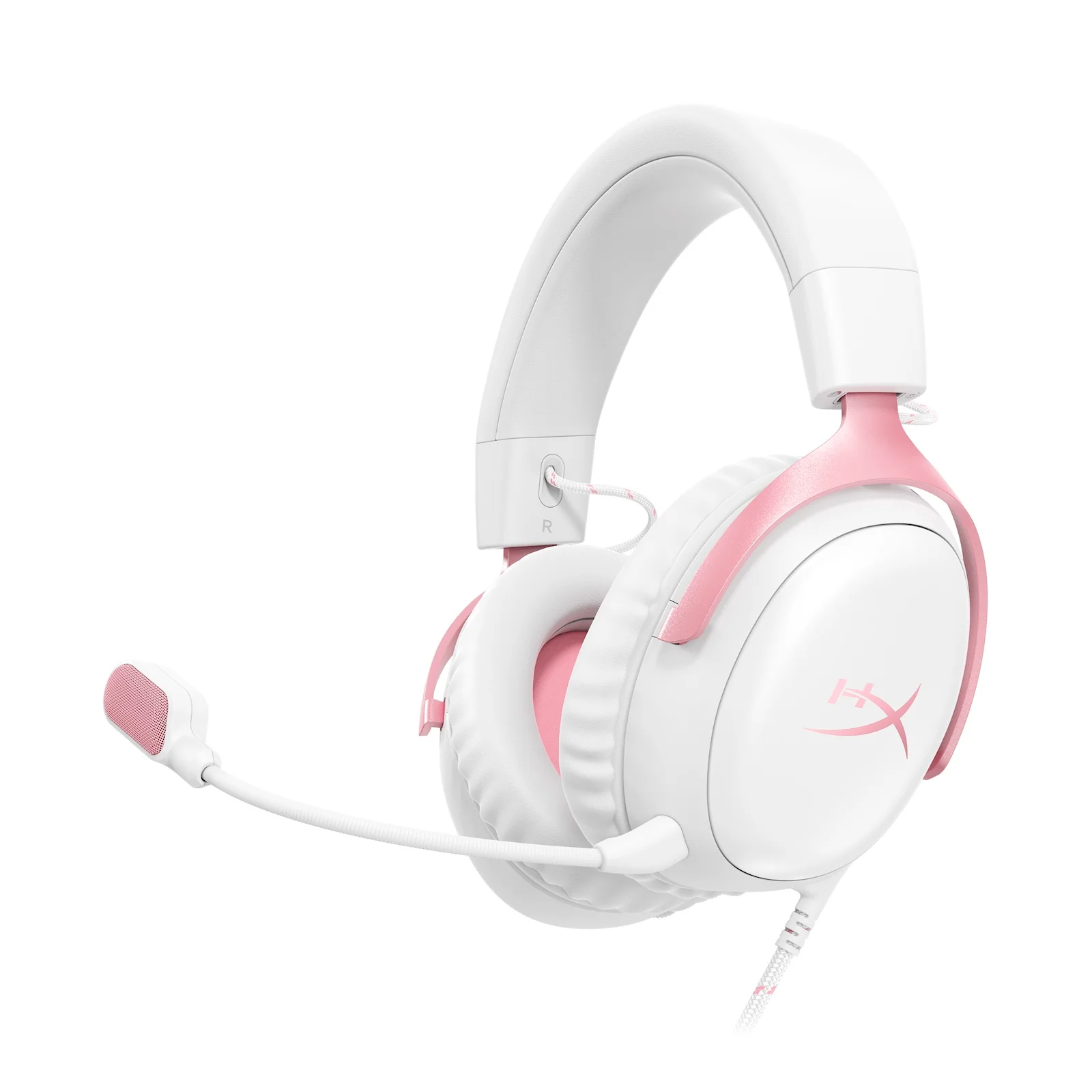 HyperX Cloud III – Wired Gaming Headset ( PINK-WHITE ) HyperX Cloud III – Wired Gaming Headset ( PINK-WHITE )