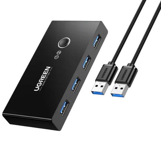 UGREEN US216 2 In 4 Out USB 2.0 Sharing Switch Box UGREEN US216 2 In 4 Out USB 2.0 Sharing Switch Box