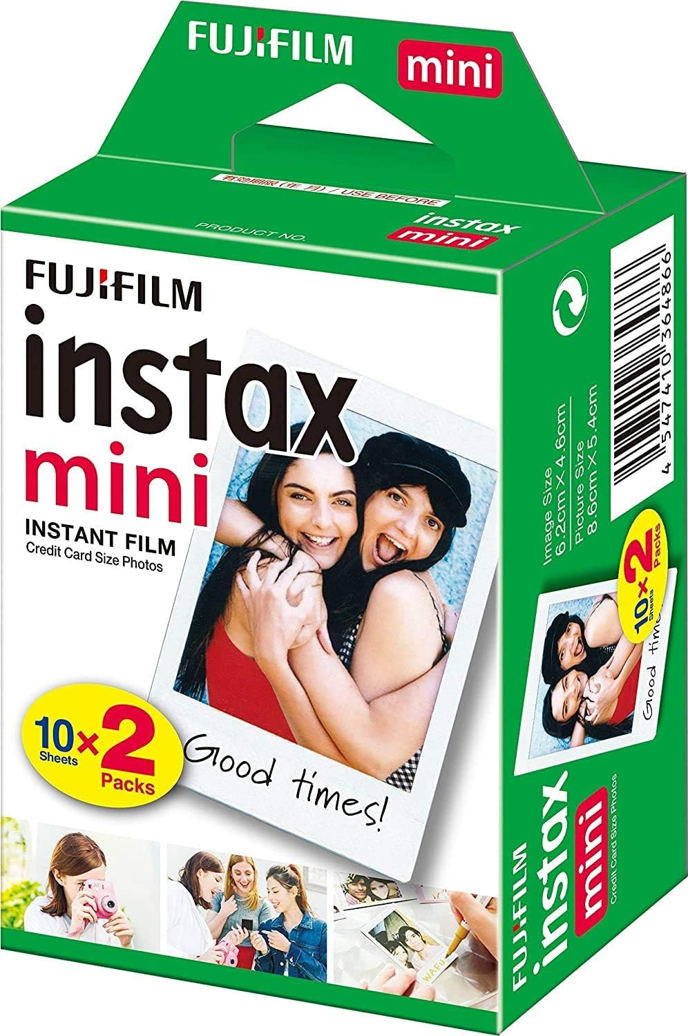 Fujifilm Instax Mini Instant Film Twin Pack (White)- 20 Sheet Fujifilm Instax Mini Instant Film Twin Pack (White)- 20 Sheet