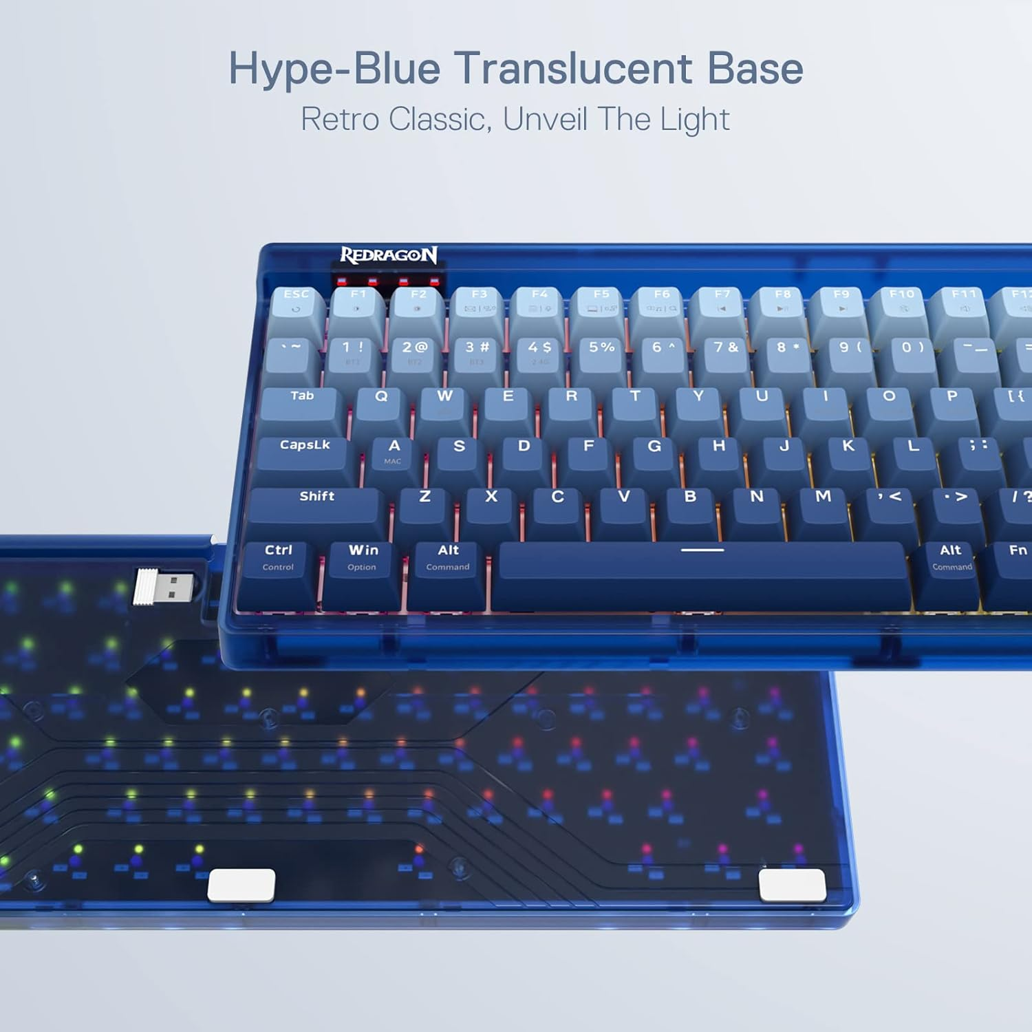 Redragon Garen Pro K656WGB-RGB-PRO Wireless Gaming Keyboard