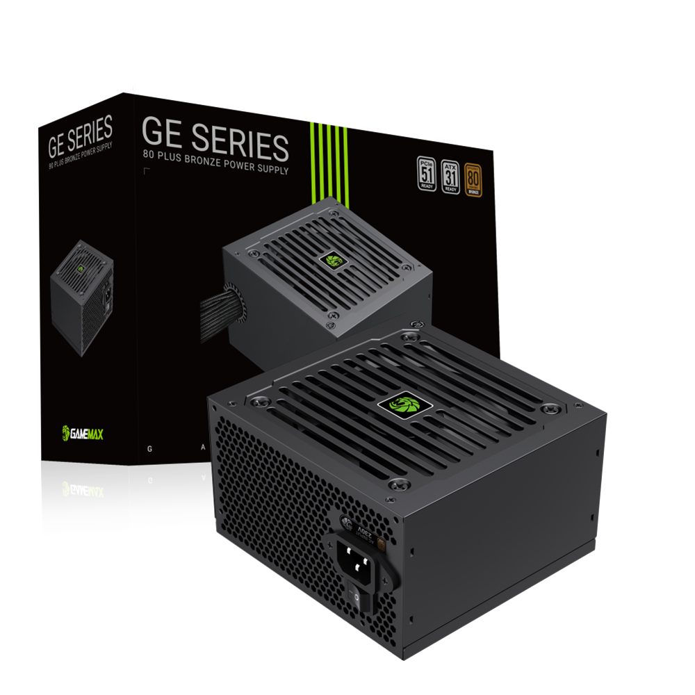 GAMEMAX GE 550 BLACK POWER SUPPLY