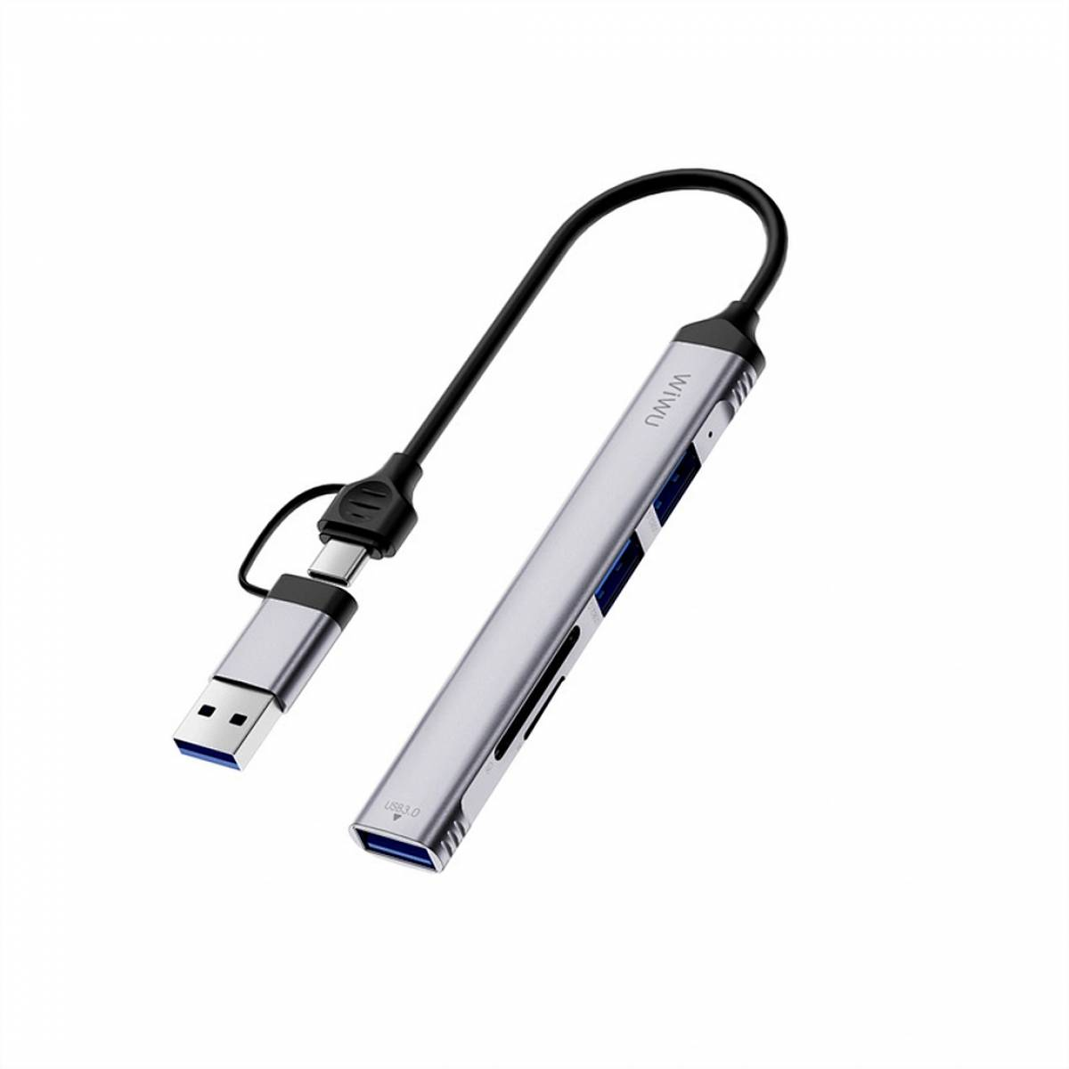 WIWU Wi-HB003 ZOLO 5 in 1 USB-C/USB-A HUB