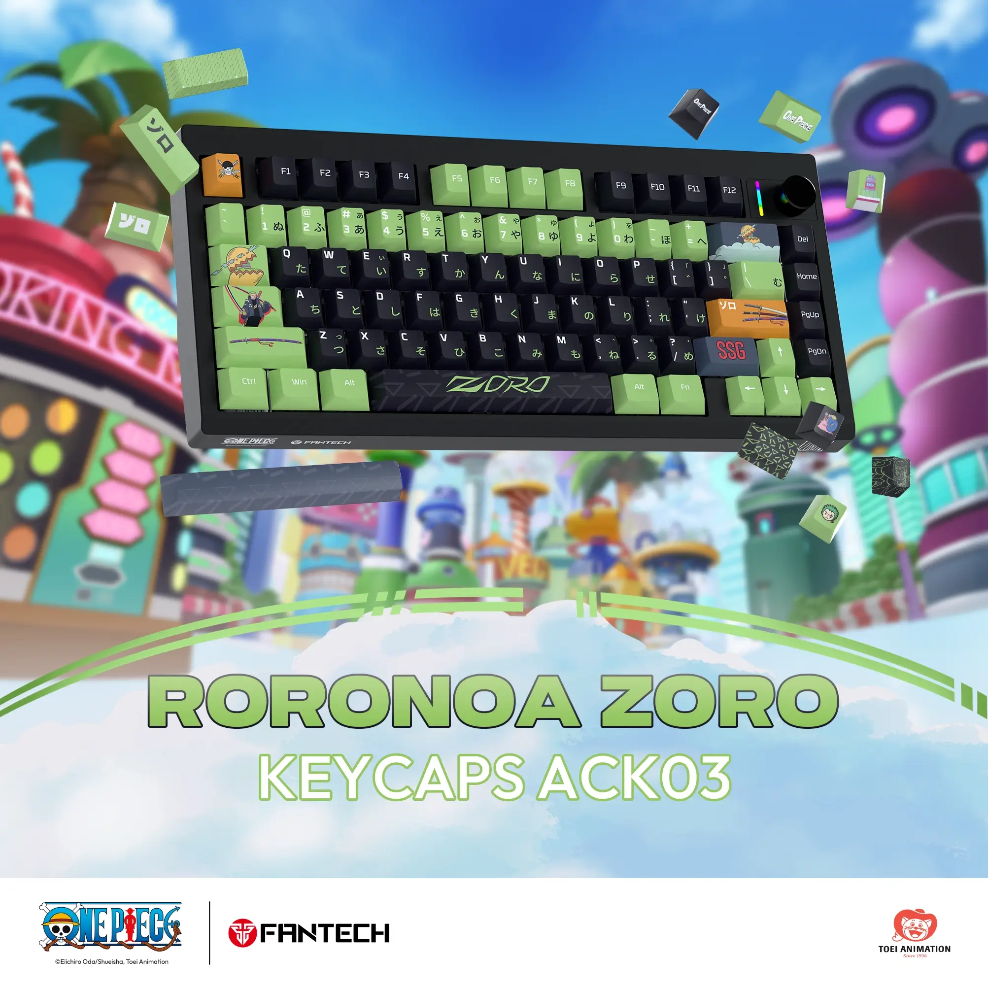 FANTECH MAXFIT 8 MK921 Keyboard – One Piece Zoro Edition