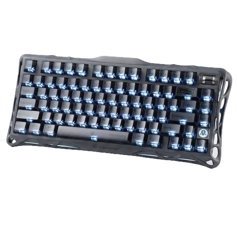 GRAVASTAR K1 75% WIRELESS MECHANICAL GAMING KEYBOARD - Stealth Black GRAVASTAR K1 75% WIRELESS MECHANICAL GAMING KEYBOARD - Stealth Black