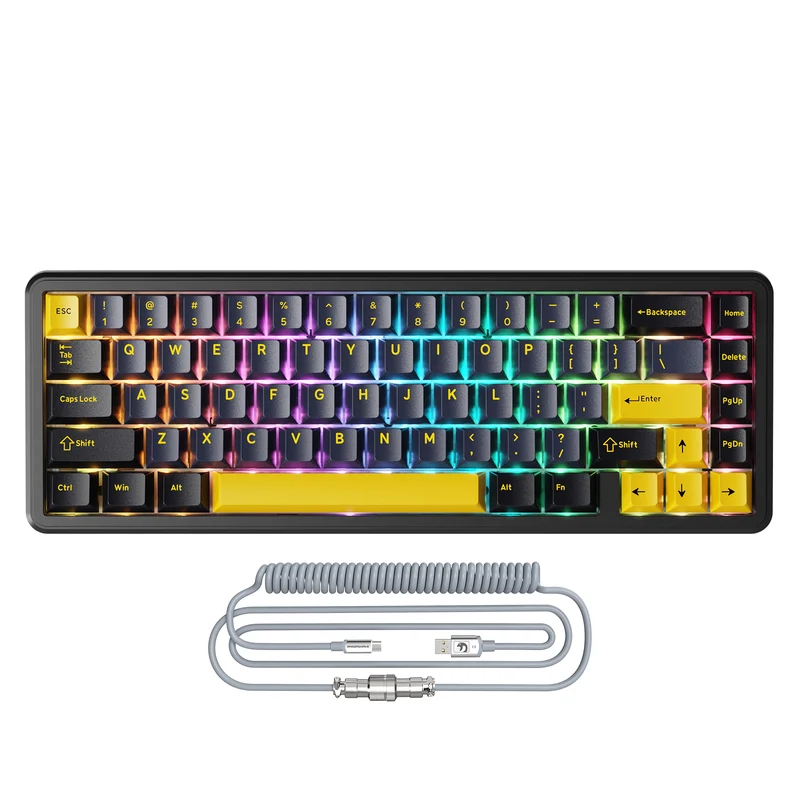 Attack Shark X65HE Wired RGB Mechanical Keyboard Magnetic Switch - Starry Black