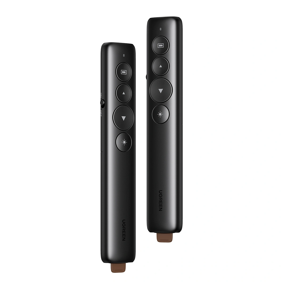 UGREEN Wireless Presenter With a AAA battery *Control distance: 100 meters; *Laser distance: >200 meters; UGREEN Wireless Presenter With a AAA battery *Control distance: 100 meters; *Laser distance: >200 meters;