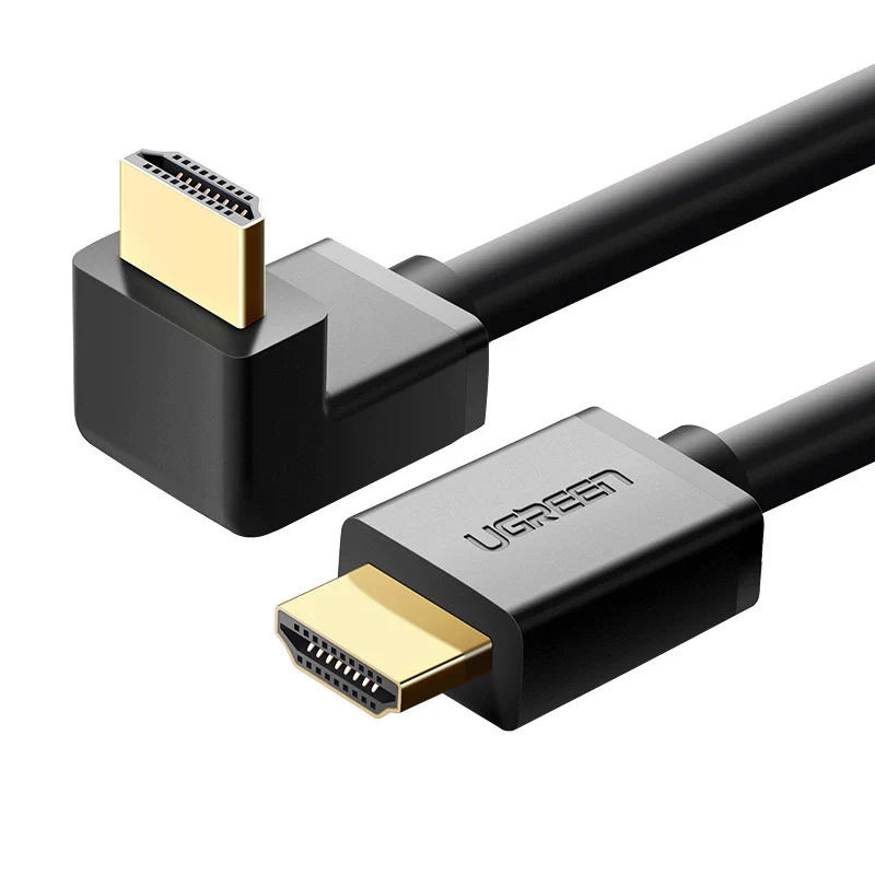 UGREEN HD103 HDMI Cable Right Angle 90 Degree 2m 4K@30Hz HDMI 1.4 (Black) UGREEN HD103 HDMI Cable Right Angle 90 Degree 2m 4K@30Hz HDMI 1.4 (Black)