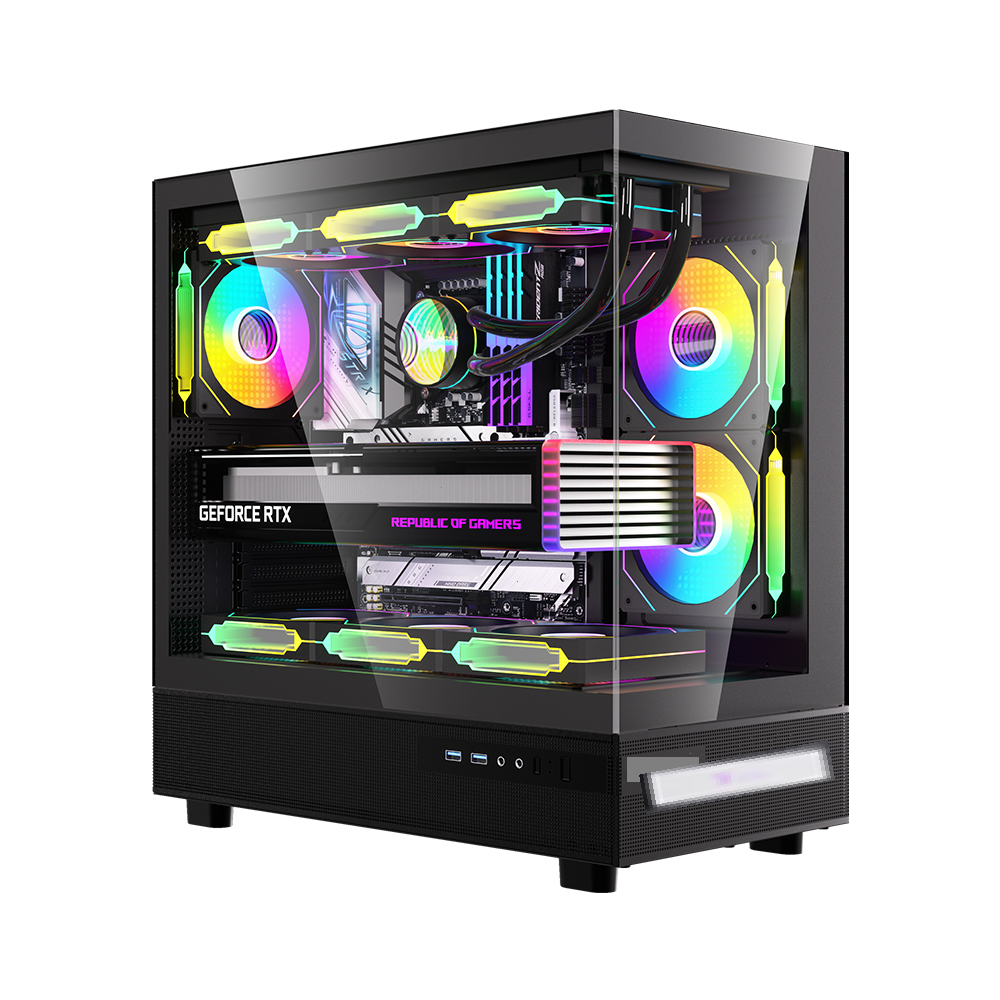 THERMALTAKE S-M Steel Shadow Transmission MINI GAMING CASE - BLACK