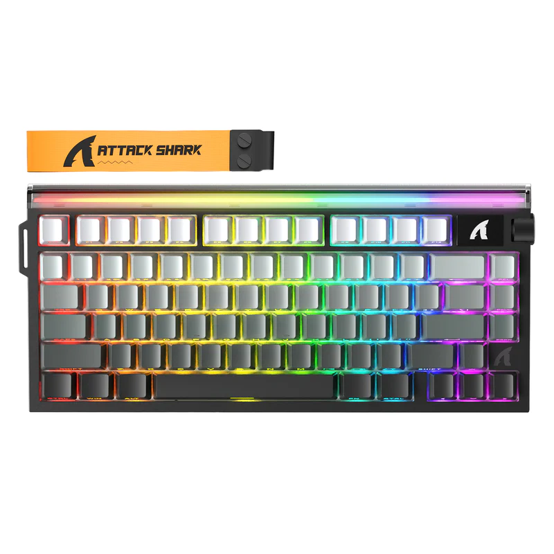 ATTACK SHARK R85 HE WIRD MAGNETIC SWITCH KEYBOARD MOONLIT NIGHT ATTACK SHARK R85 HE WIRD MAGNETIC SWITCH KEYBOARD MOONLIT NIGHT