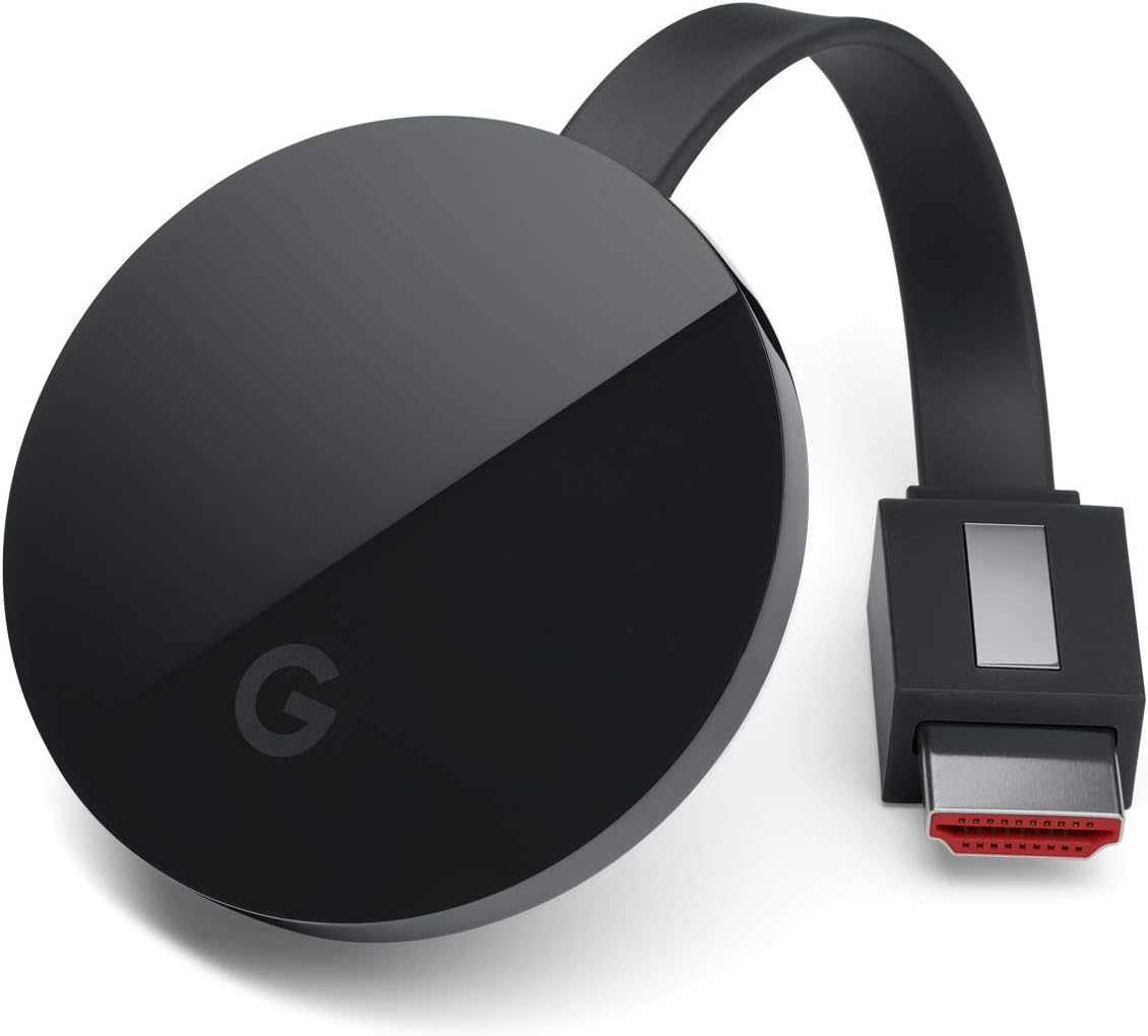 Google Chromecast Ultra 4K Smart TV Streaming Stick - Black Google Chromecast Ultra 4K Smart TV Streaming Stick - Black