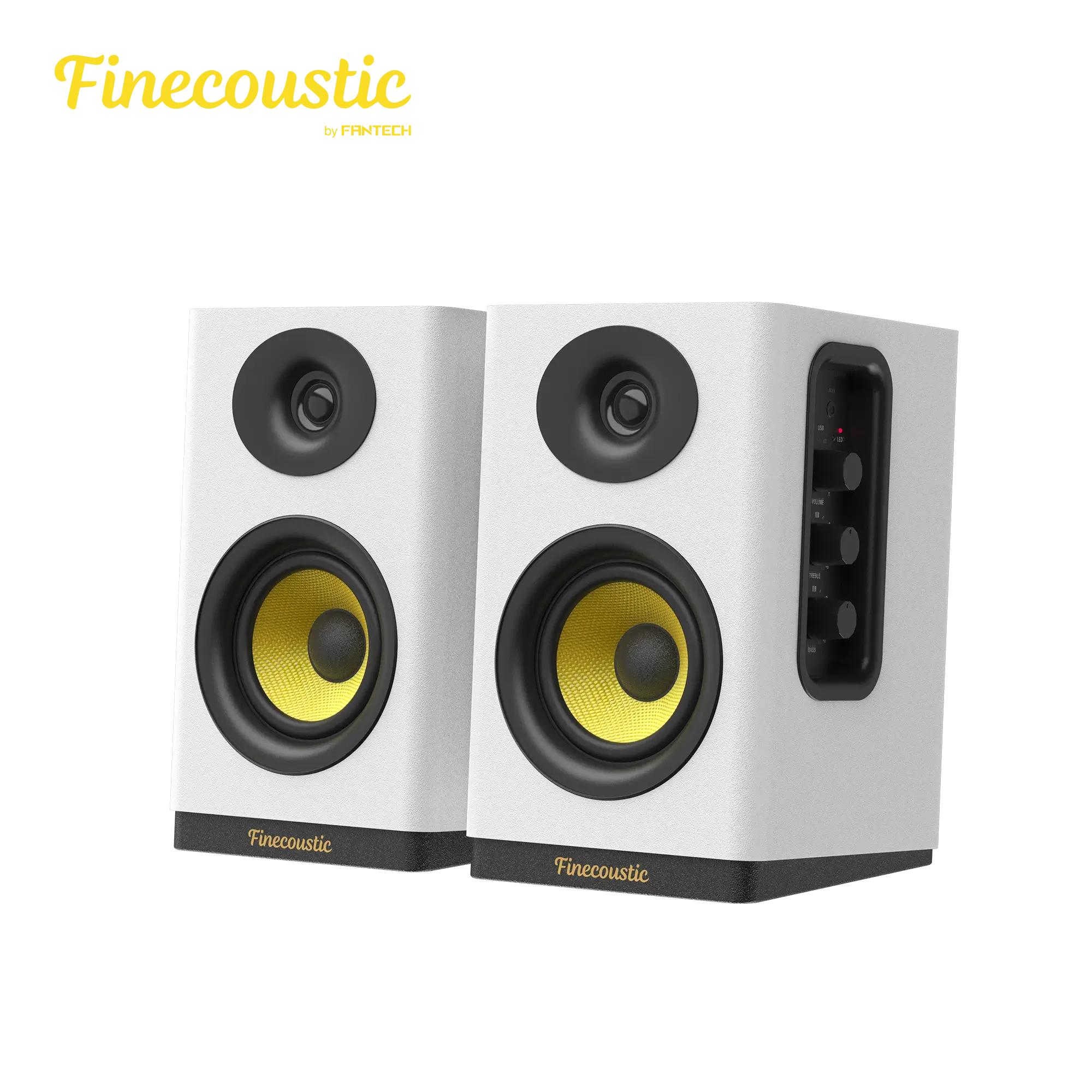FANTECH FINECOUSTIC HAKO STUDIO 301 Bookshelf Speaker – White