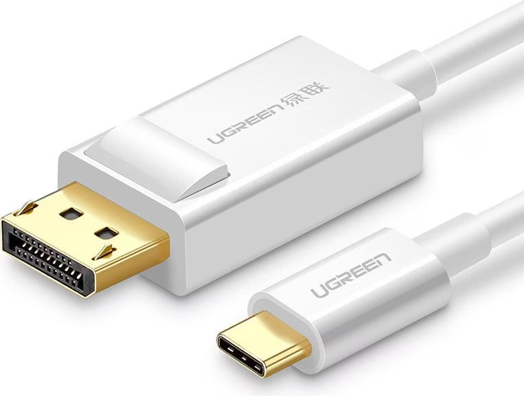 UGREEN MM139 USB Type C to DP Cable 1.5m (White) UGREEN MM139 USB Type C to DP Cable 1.5m (White)