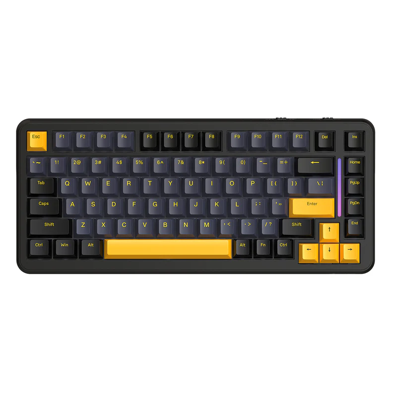 ATTACK SHARK M86 Tri-mode Gasket Blueberry switch Mechanical Keyboard - Star Black ATTACK SHARK M86 Tri-mode Gasket Blueberry switch Mechanical Keyboard - Star Black