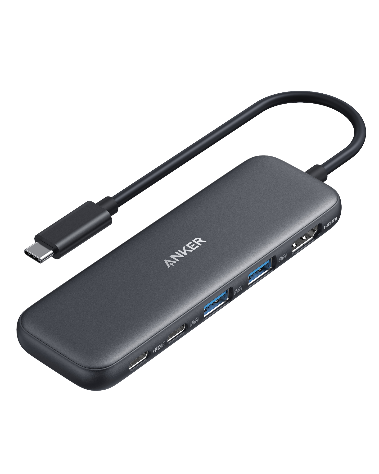 Anker A8355H11 332 USB-C Hub (5-in-1) Black