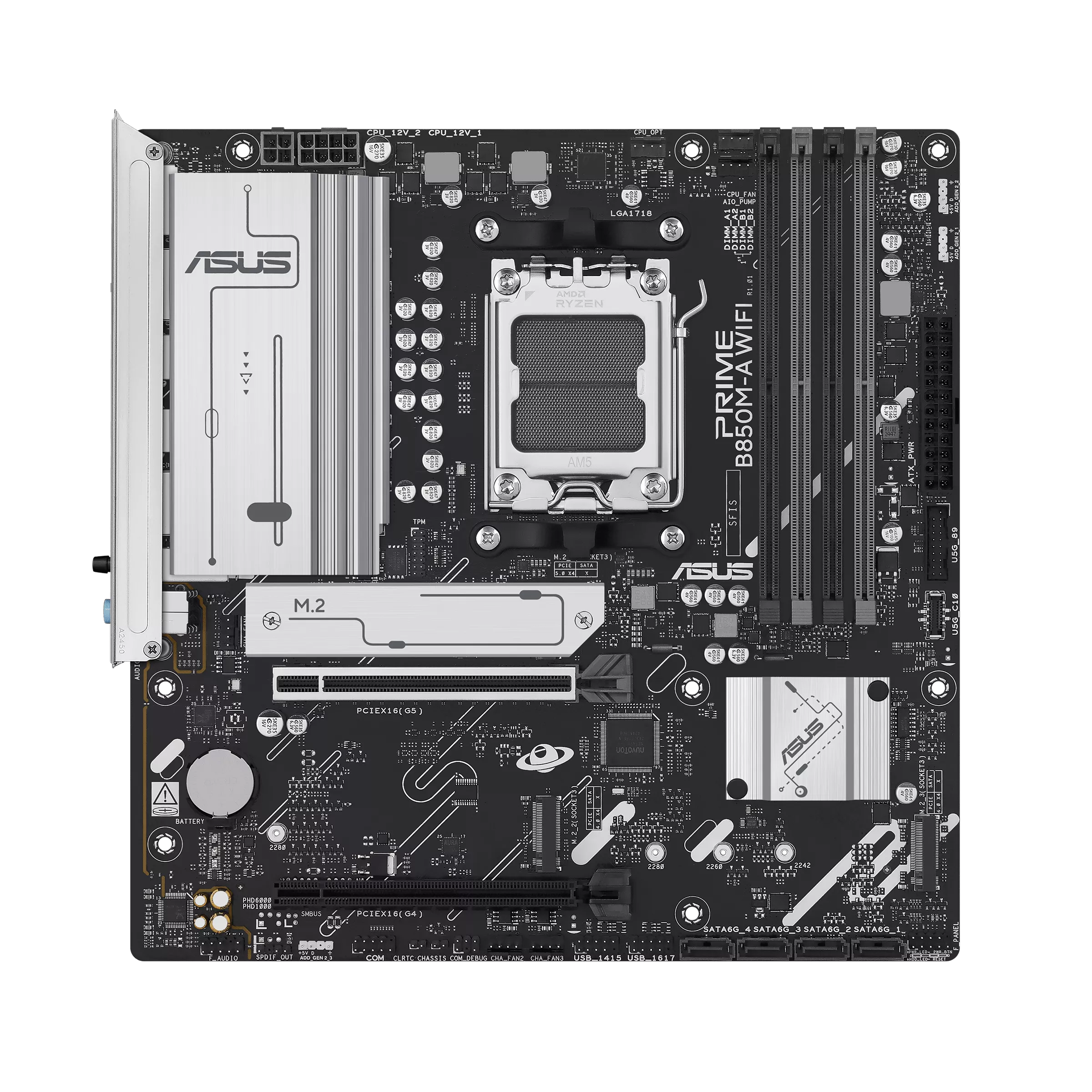 ASUS PRIME B850M-A WIFI AMD B850 Socket AM5 Micro-ATX Motherboard