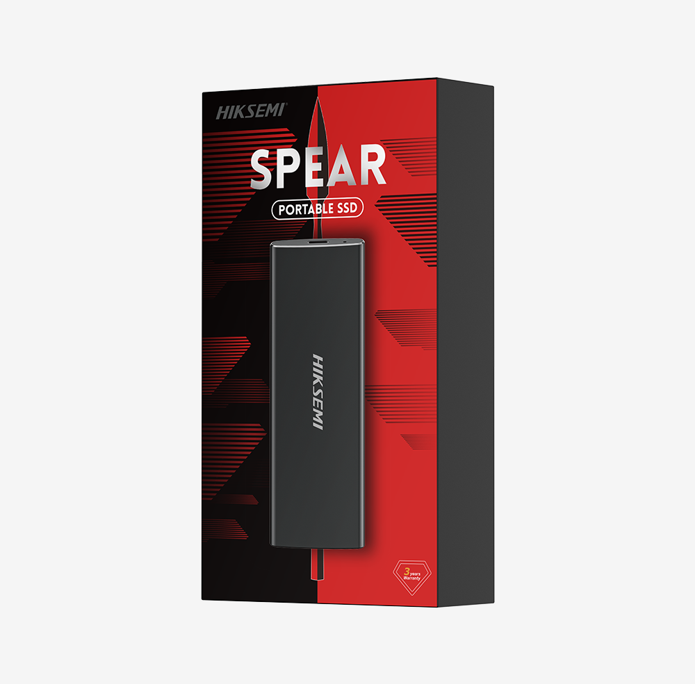 HIKSEMI 512GB Spear Portable SSD - Black