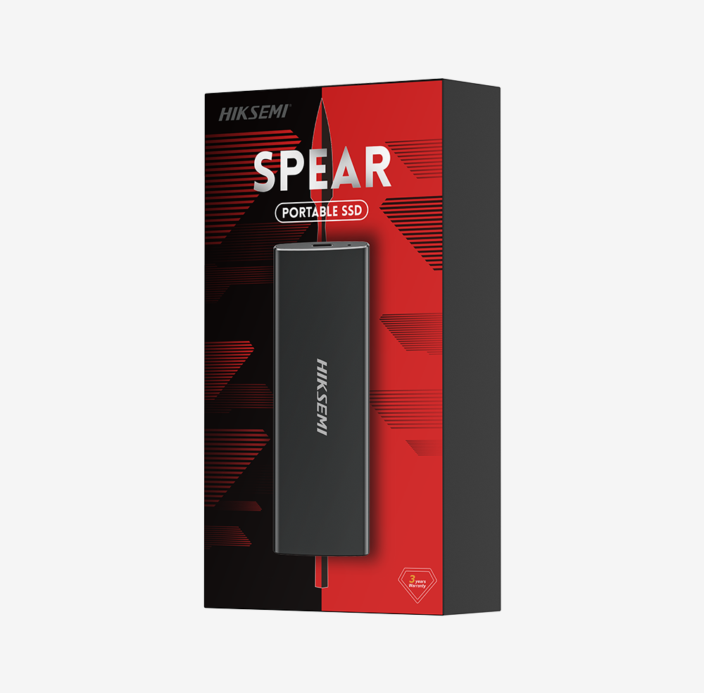 HIKSEMI 512GB Spear Portable SSD - Black HIKSEMI 512GB Spear Portable SSD - Black