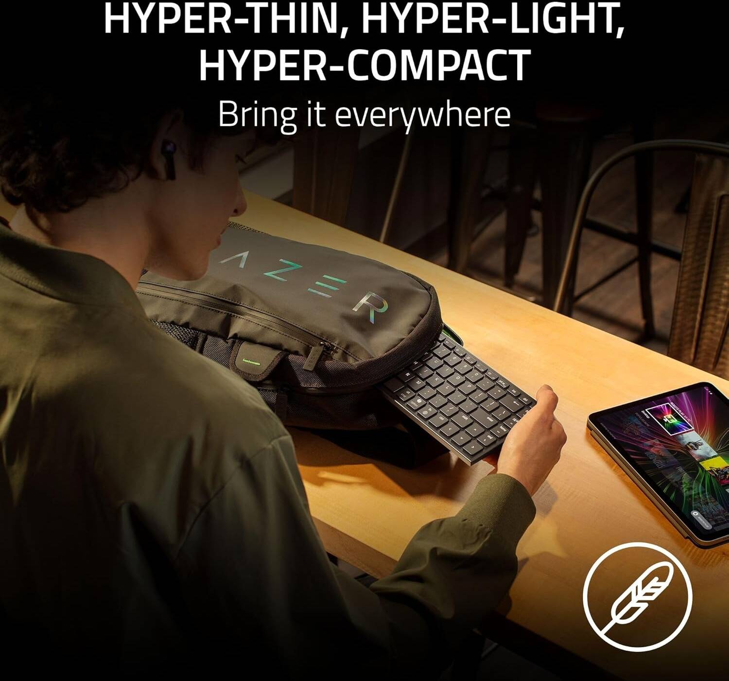 Razer Joro Portable Wireless Gaming Keyboard: Thin, Light, Compact - Chroma RGB