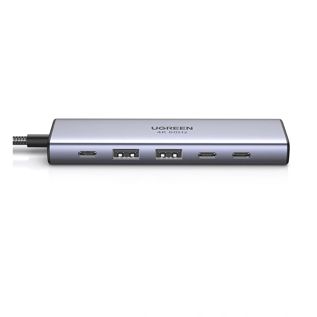 UGREEN 7-in-1 USB-C To HDMI 4K@60Hz + 2xUSB-C 3.2+1xUSB-A 3.2+SD/TF+PD Converter