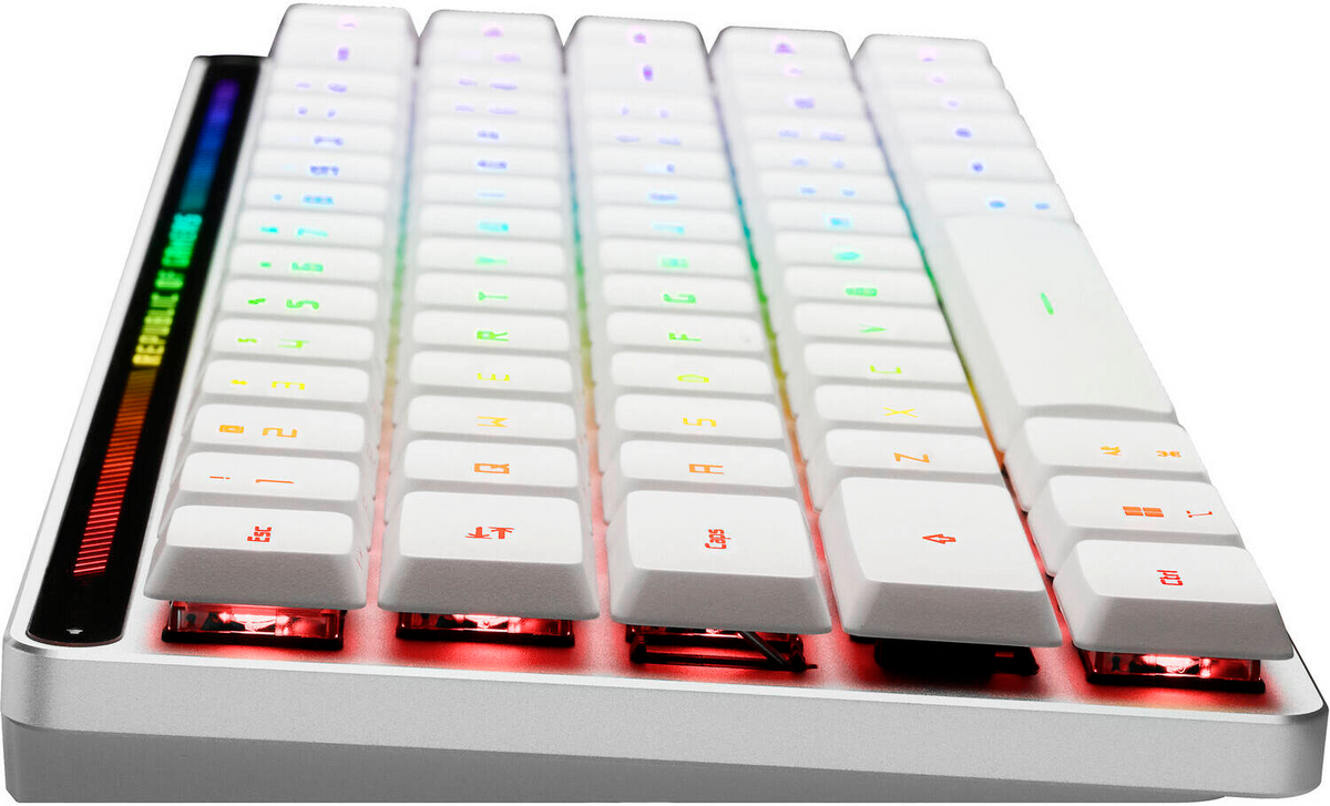 Asus ROG M603 FALCHION RX LOW PROFILE 65% WIRELESS OPTICAL MECHANICAL GAMING KEYBOARD WHITE