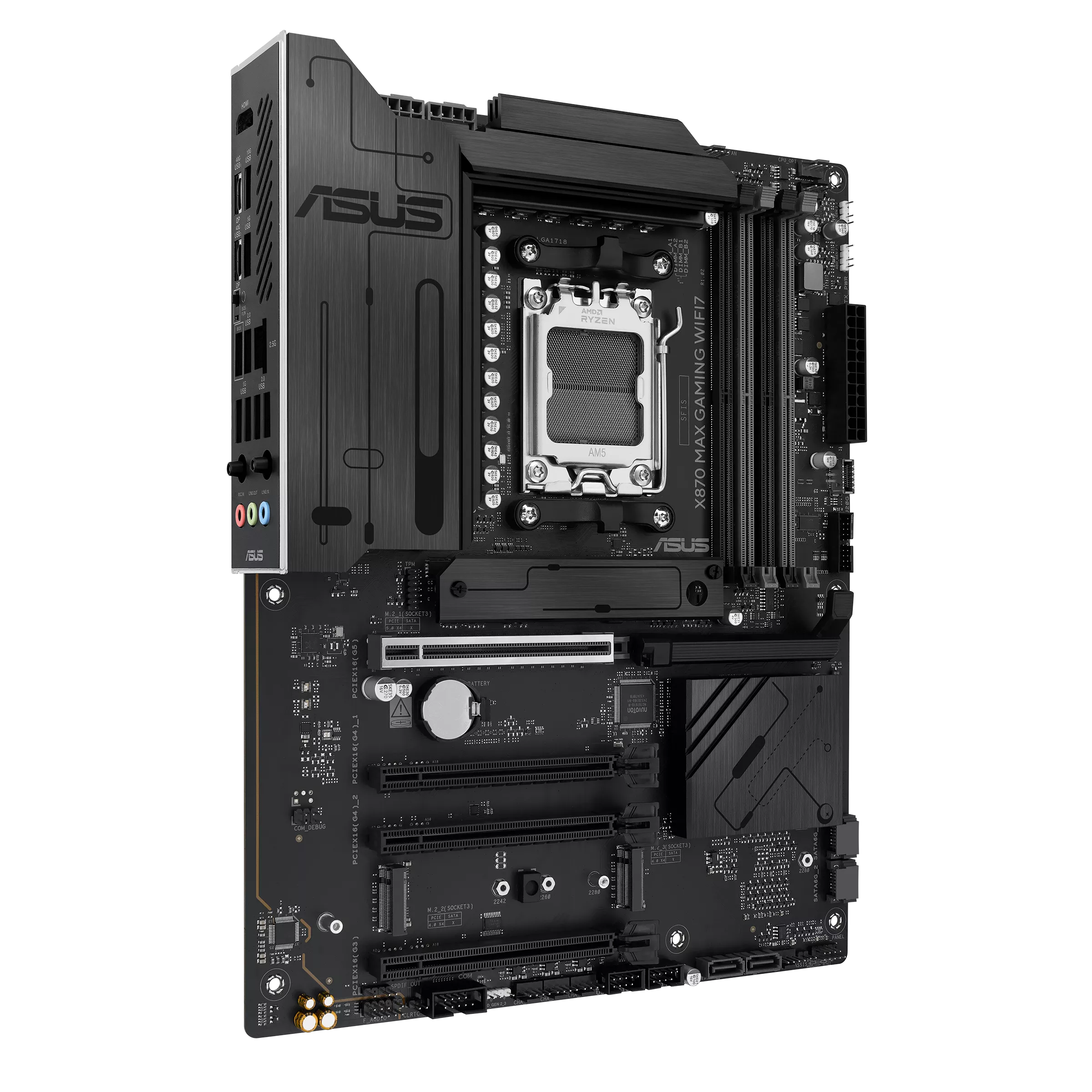 ASUS X870 MAX GAMING WIFI 7 AM5 ATX Motherboard, AMD X870 Chipset