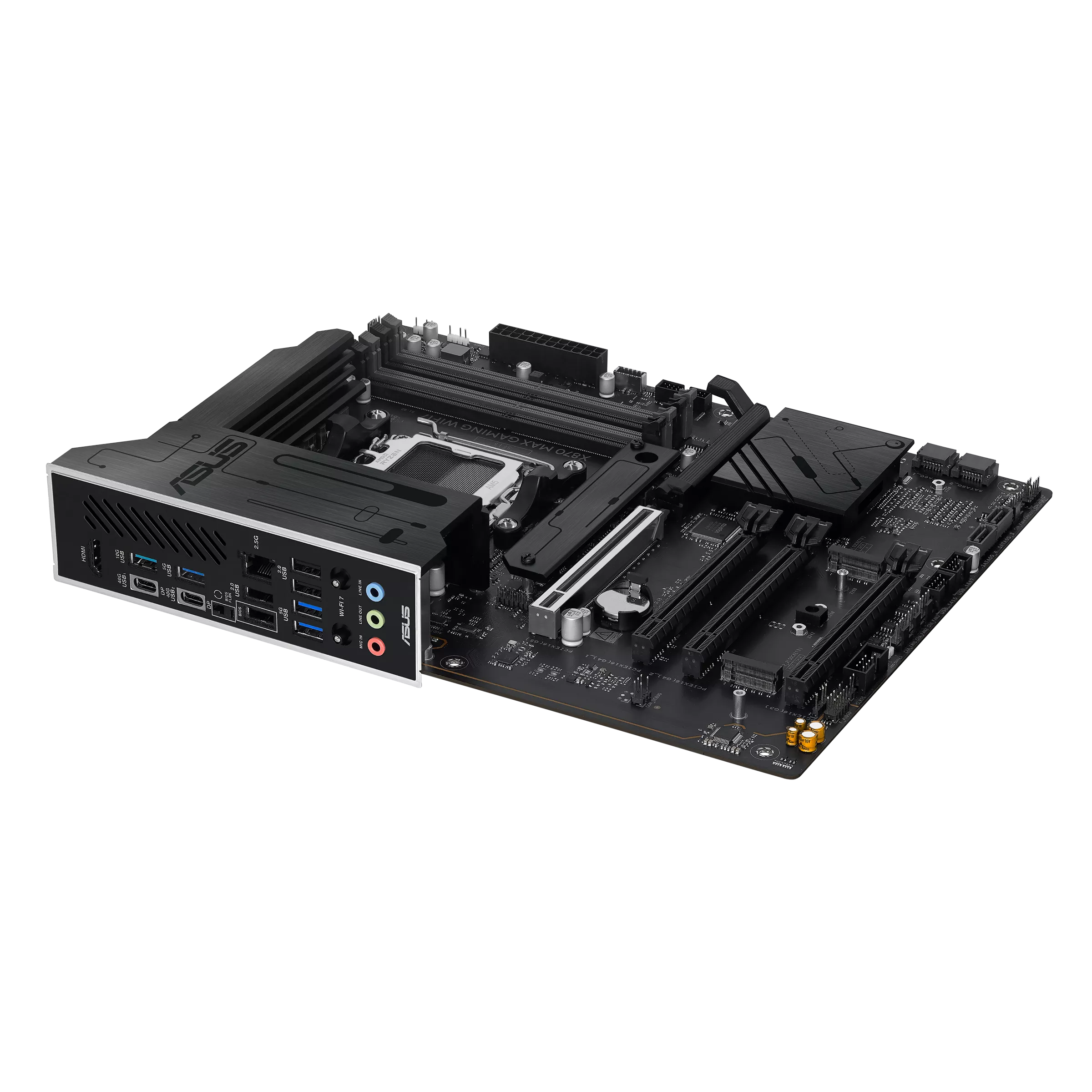 ASUS X870 MAX GAMING WIFI 7 AM5 ATX Motherboard, AMD X870 Chipset