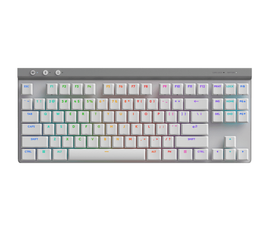 LOGITECH G515 WIRELESS TKL KEYBOARD -WHITE