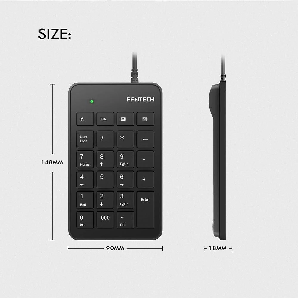 FANTECH FTK-801 USB NUMERIC KEYPAD