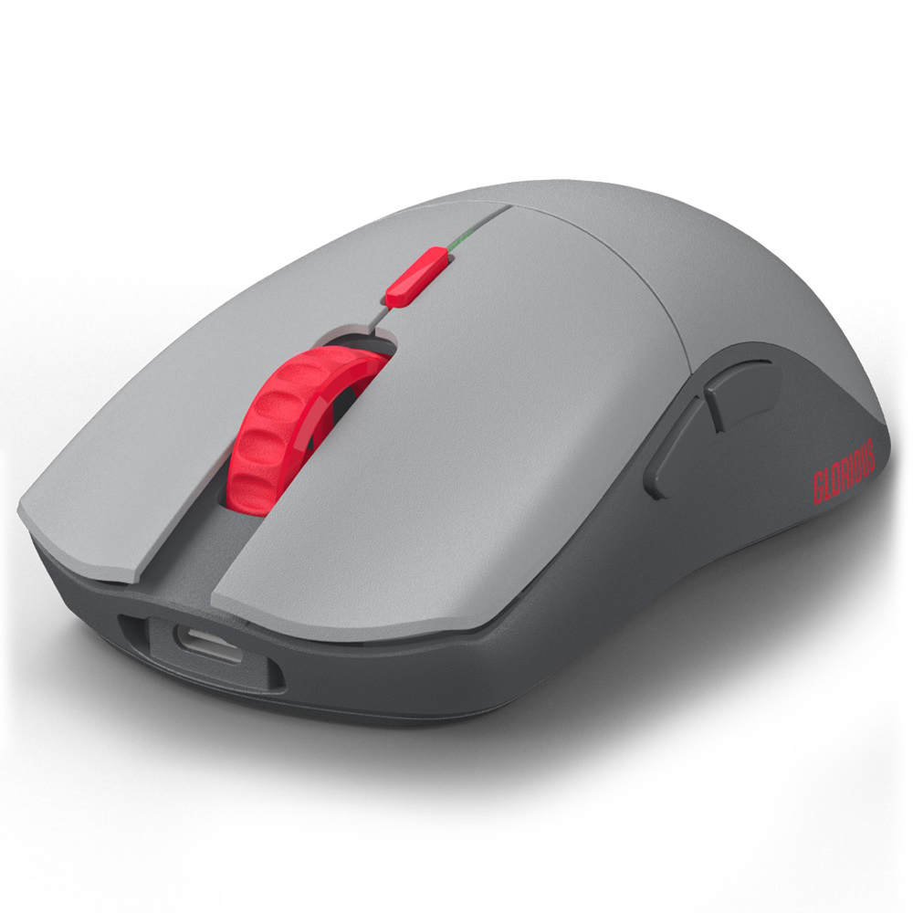 Glorious Series One PRO Wireless Mouse - Centauri - Grey&Red - Forge