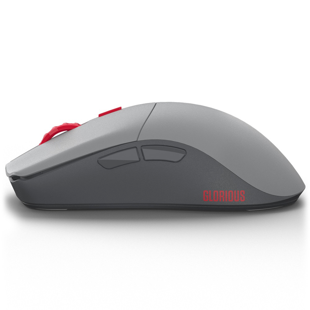 Glorious Series One PRO Wireless Mouse - Centauri - Grey&Red - Forge