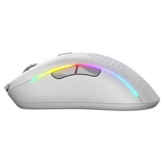 Glorious Model D 2 Wireless Optical RGB Lightweight Gaming Mouse - Matte White