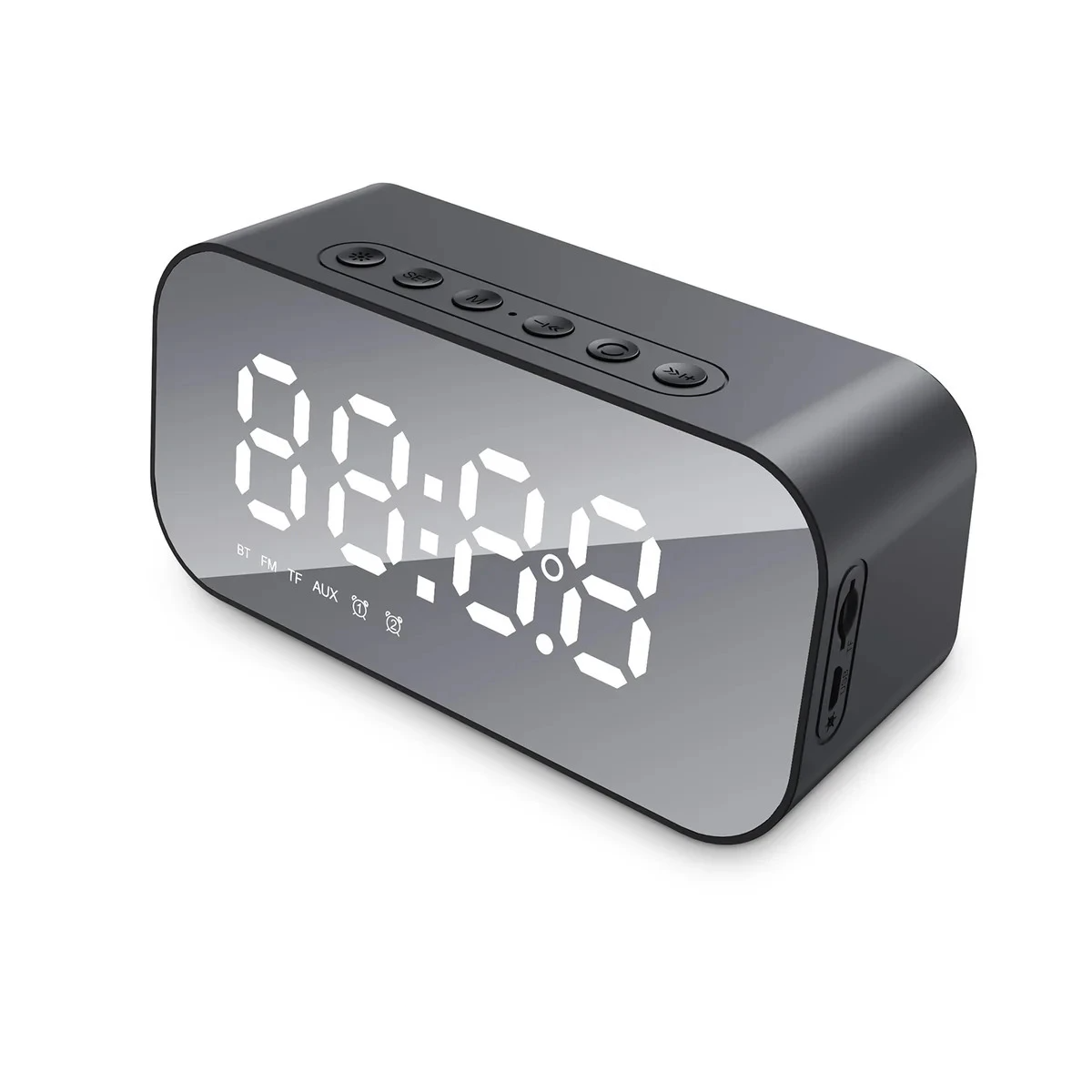 HAVIT M3 Alarm Clock Wireless Speaker- Black
