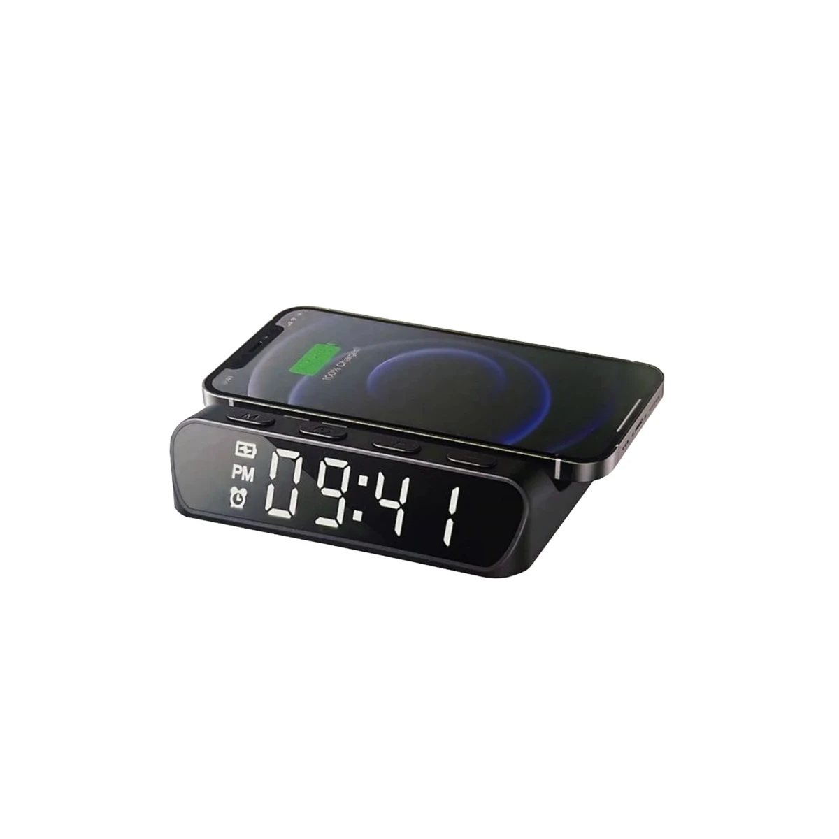 HAVIT 3 in 1 Wireless 15W Qi Charger with Alarm - Black