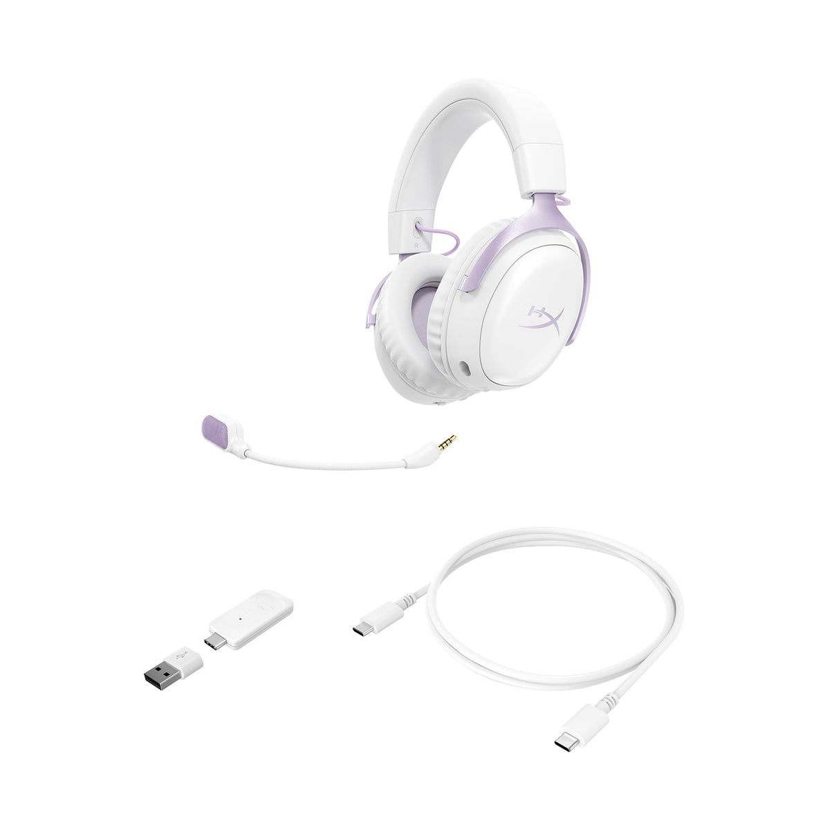 HyperX Cloud III S Wireless Gaming Headset - (Lavender)