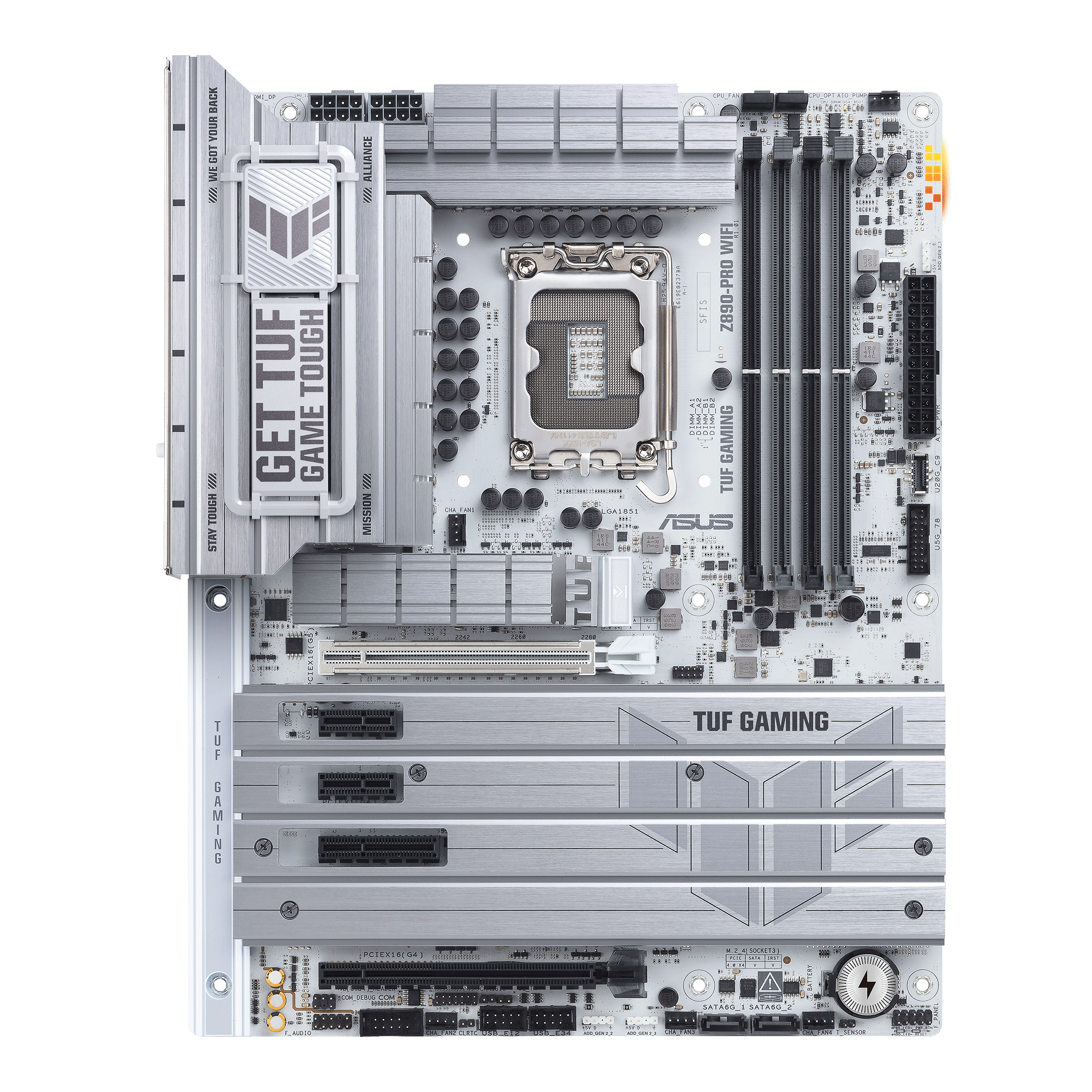 ASUS TUF Gaming Z890-PRO WiFi LGA 1851 ATX, Intel Core Ultra Series 2 Ready Advanced AI PC-Ready Gaming Motherboard