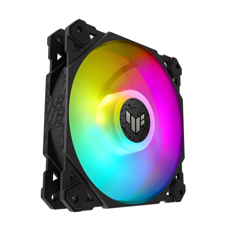 ASUS TUF Gaming TF120 ARGB Case Fan, Aura Sync Compatibility, 12cm Fan Black