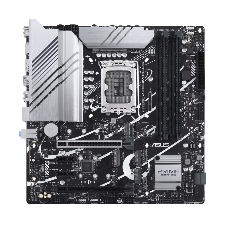 ASUS PRIME Z790M-Plus mATX Motherboard, LGA1700 Socket, 4x DIMM DDR5