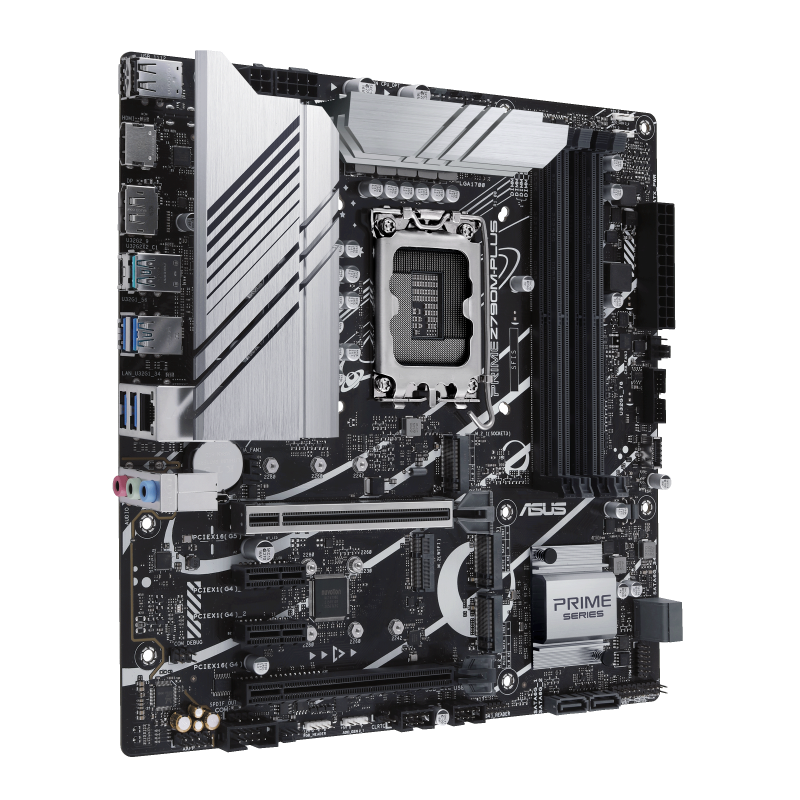 ASUS PRIME Z790M-Plus mATX Motherboard, LGA1700 Socket, 4x DIMM DDR5