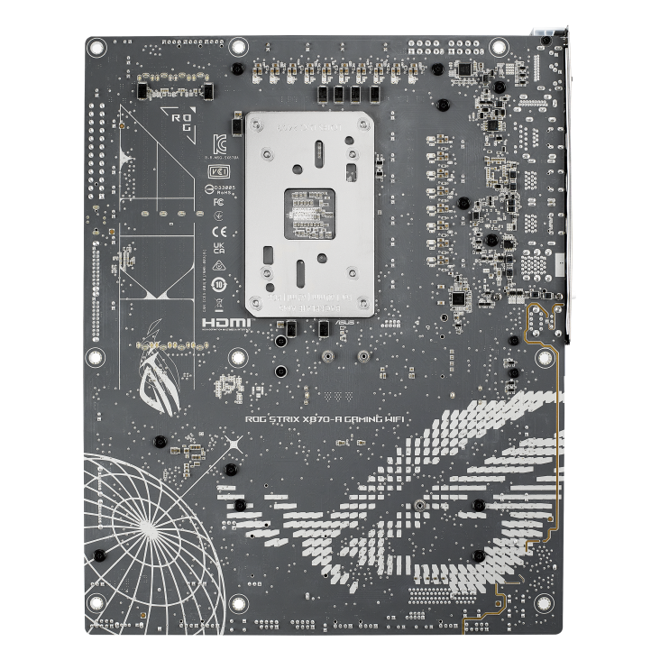 ASUS ROG STRIX X870-A GAMING WIFI ATX Motherboard, AMD X870 Chipset, 4x DIMM DDR5 White