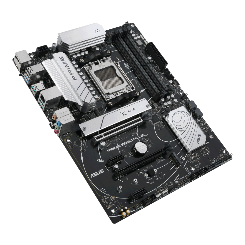 ASUS PRIME B650-PLUS ATX Motherboard, AM5 Socket, AMD B650 Chipset, 4 x 2-Channel DDR5