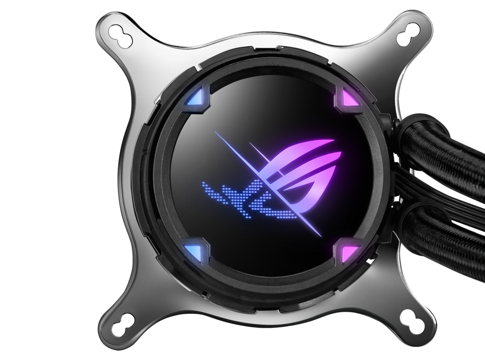 ASUS ROG Strix LC II 360 ARGB AIO Liquid CPU Cooler, With Aura Sync, Three ROG 120mm A RGB Radiator Fans Black